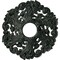 Ekena Millwork Orrington Medallion (Canopies up to 4 3/4"), 19 5/8"OD x 4 3/4"ID x 1 3/4"P, Painted Turtle Crackle CM19ORPTC - alternate 1
